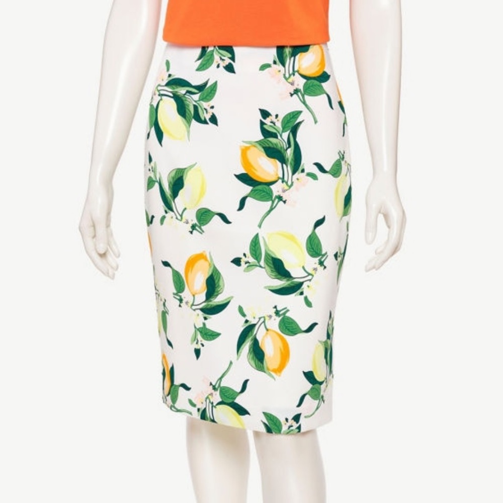 NWT Ann Taylor Lemon Pencil Skirt - Picture 3 of 3